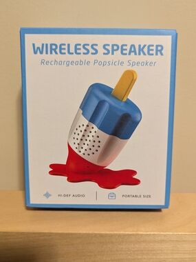 Wireless Popsicle Portable Speaker - Blue/Red